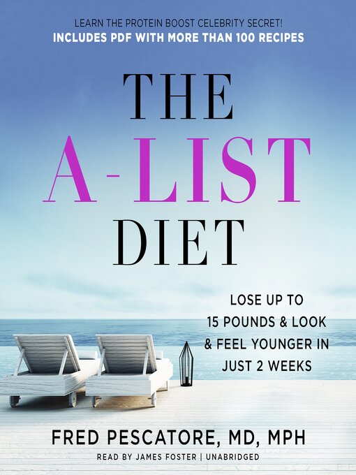 Title details for The A-List Diet by Fred Pescatore, MD, MPH - Available